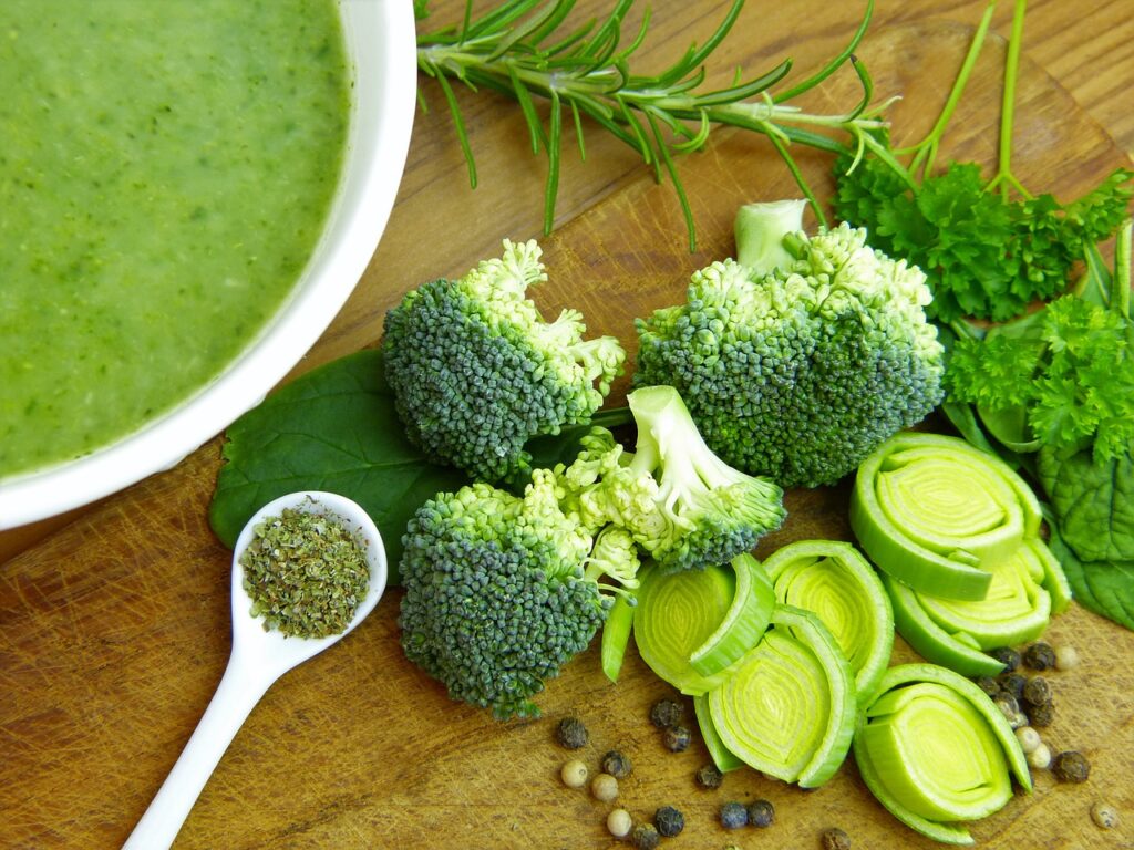 A brocoli soup.